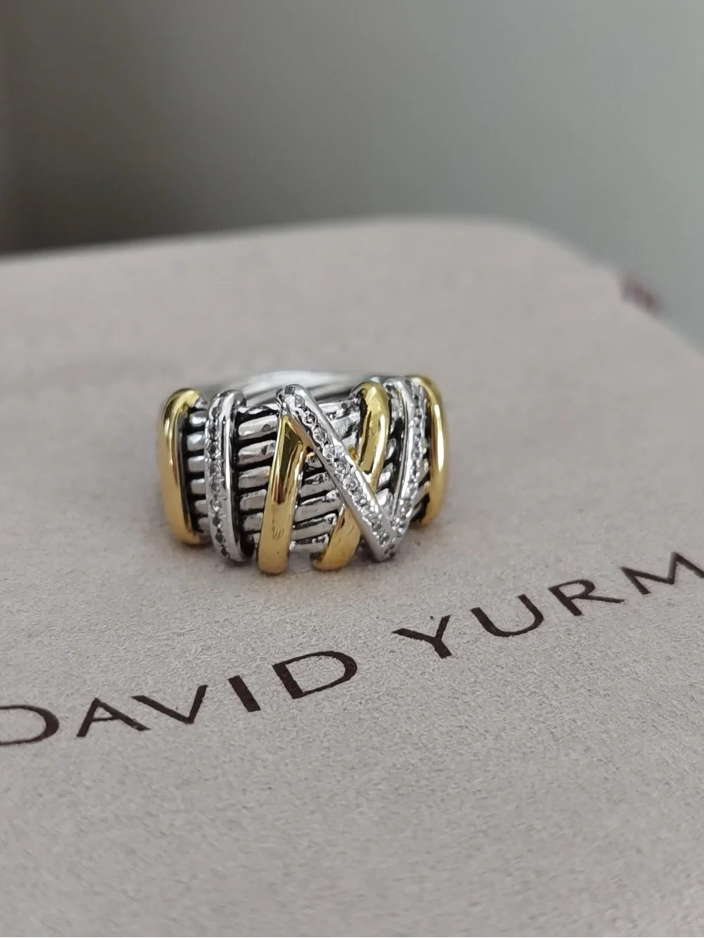 David Yurman 925 Silver Ring